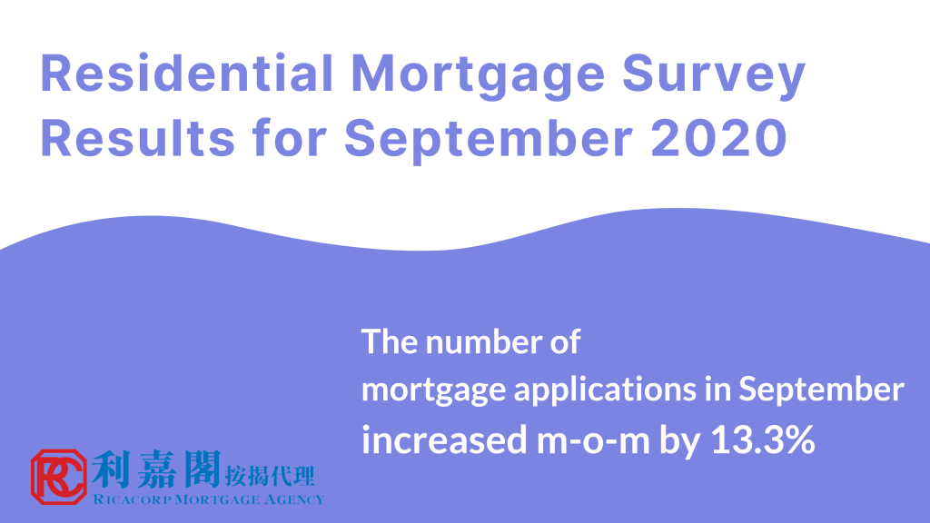 Residential Mortgage Survey Results for September 2020 3 金管局住宅9月按揭統計 ENG