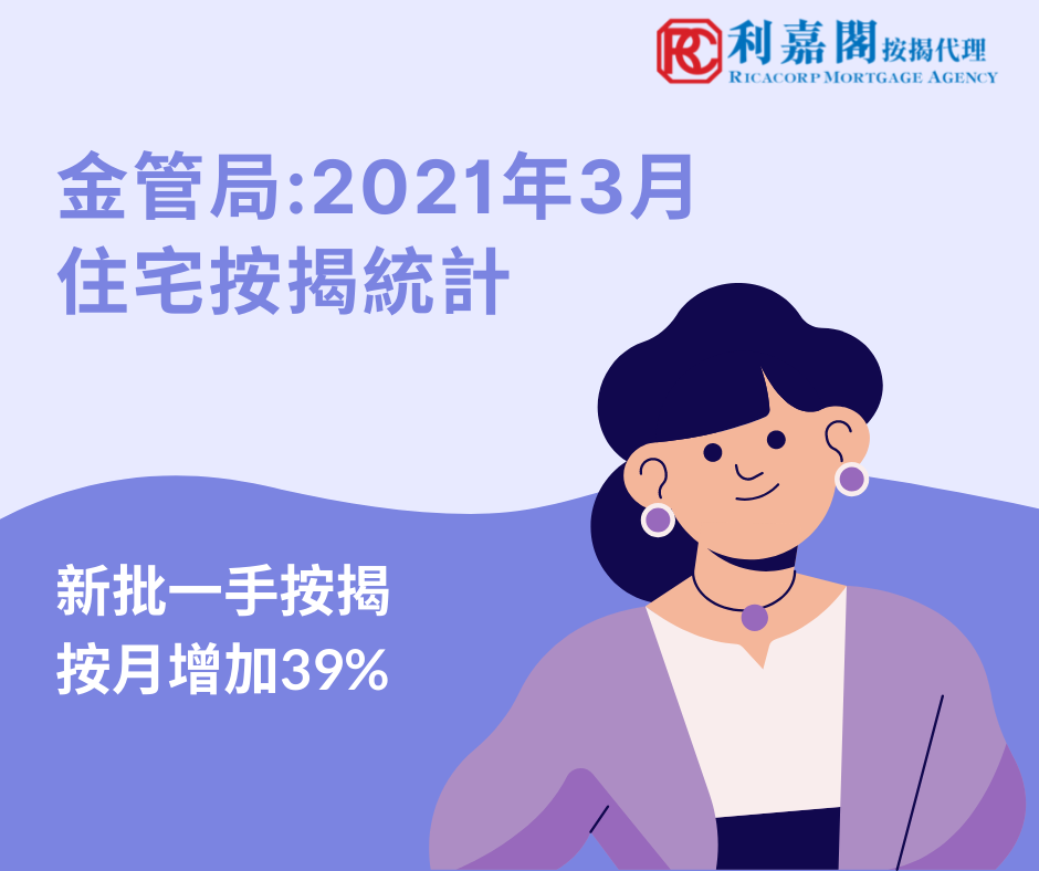 2021年3月住宅按揭統計調查結果 3 2021年3月住宅按揭統計調查結果