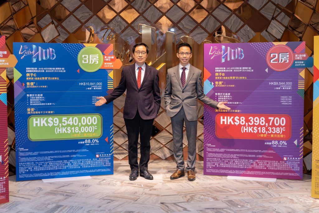 The YOHO Hub 按揭優惠 3 新鴻基地產集團旗下的港鐵元朗站上蓋住宅項目The YOHO Hub公布價單第1號,提供206伙,折實平均呎價為$19,899,可謂「北都站頂前景無限價」