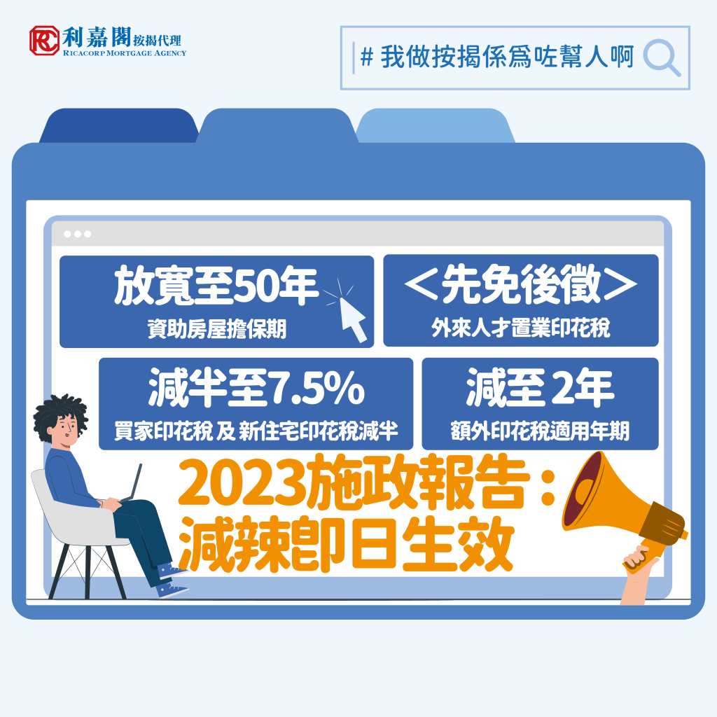 2023施政報告 | 利嘉閣按揭黃詠欣:全方位減辣,幅度符預期 | 料樓市交投轉活 未補價居屋按揭轉旺 3 黃詠欣指,2023施政報告放寬措施中,預計最大及最明顯受惠會是白居二及綠表買家。過去未補價資助房屋,受30年擔保期限制,一般銀行對於樓齡較大,貼近擔保期尾聲的未補價資助房屋單位,會縮減按揭年期或按揭成數,窒礙二手資助房屋的流轉。全港目前有近90%的居屋單位樓齡超過20年,樓齡超過30年的有逾40%,相信是次放寬之下,市場上大部分的未補價單位都可以做到最長25年期90%按揭(俗稱925按揭),白居二以至綠表買家可選擇的單位會大幅增加,居屋交投量,預計亦會明顯增加。