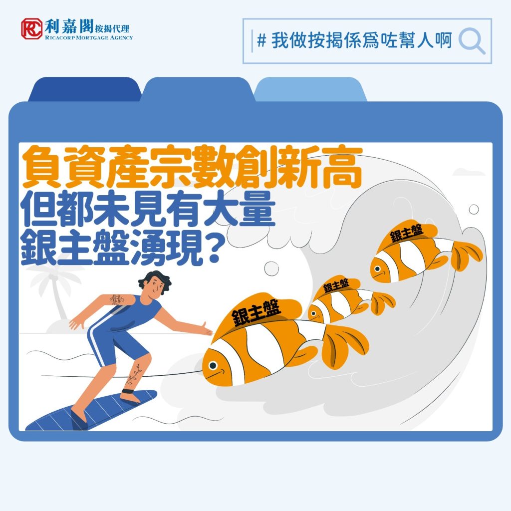 金管局日前公布，截至今年第一季末，負資產住宅按揭貸款錄得40,741宗，按季增加超過6.1%，為過去22年以來的新高。數字驟眼看嚇人，亦有人繼而推斷今年數字會再增加至80,000宗。不過，其實去年第三季金管局的負資產個案數字亦曾錄得40,713宗，今季只是較該季度多28宗罷了，大家不必被一些搶眼球的字眼嚇倒，實際情況跟大家的想像不同。